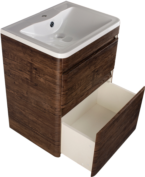 Тумба для комплекта Style Line Атлантика 60 Люкс Plus, напольная,старое дерево