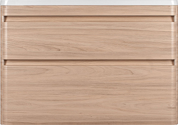 Тумба для комплекта Style Line Атлантика 100 Люкс Plus, подвесная, ясень перламутр