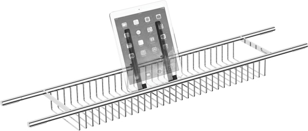 Столик для ванны Langberger 79260 раздвижной, с резиновыми протекторами