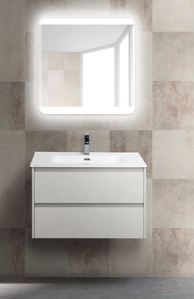 Тумба с раковиной Belbagno KRAFT, KRAFT-700-2C-SO-BO+ BB700ETL (готовый набор)