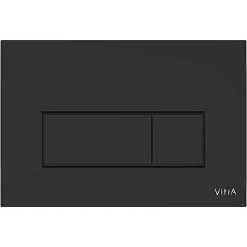 Панель смыва Vitra Root Square, матовый черный, 740-2311