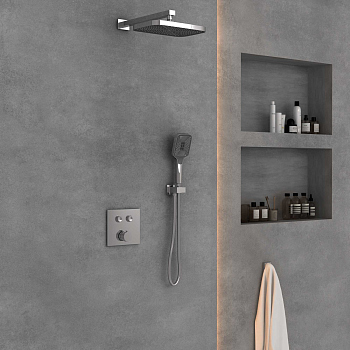 Душевой комплект Vincea VSFW-4211CH встраиваемый, 2 режима, хром