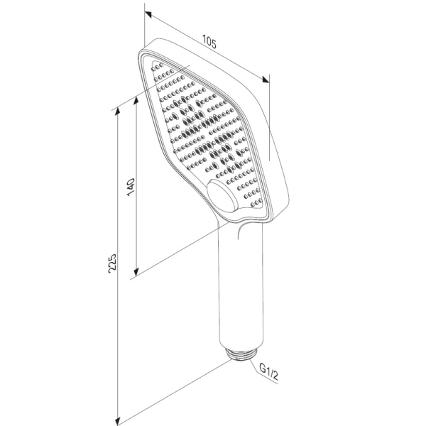 Лейка для душа Damixa Gala, 953020300