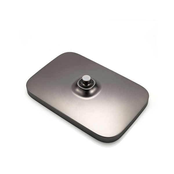 Верхний душ с держателем Vincea VSHD-41CGM, вороненая сталь