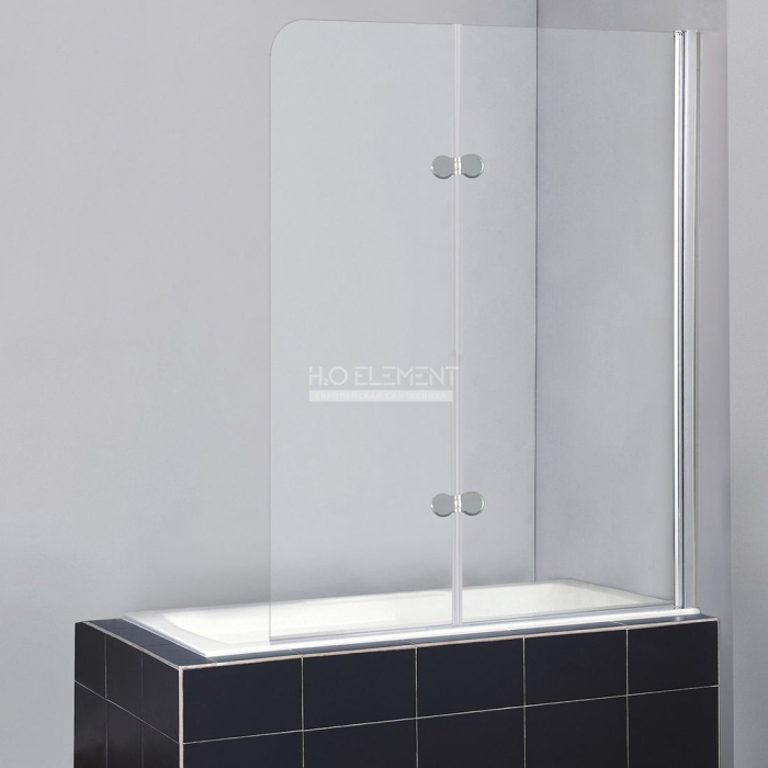 Шторка на ванну Belbagno SELA-V-21-120/140-Ch-Cr-L