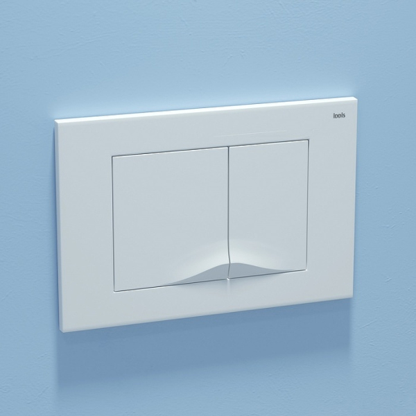 Кнопка смыва Iddis Unifix UNI40MWI77 белая матовая