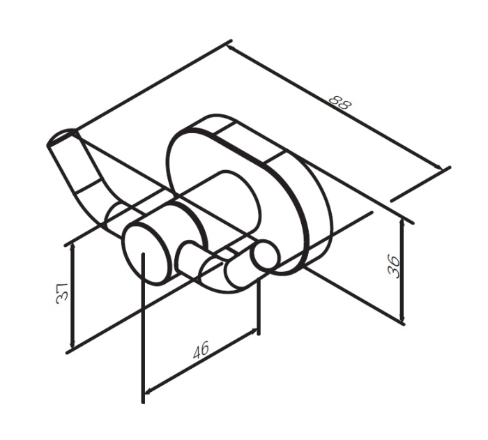 Крючок AM.PM Sense L A7435600