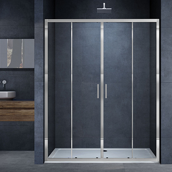 Душевая дверь Vincea Alpha VDS-3AL2170CL, 1700, хром, стекло прозрачное