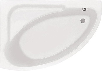 1.WH11.2.033 ГОА 150х100 ванна асимметричная акриловая левосторонняя белая