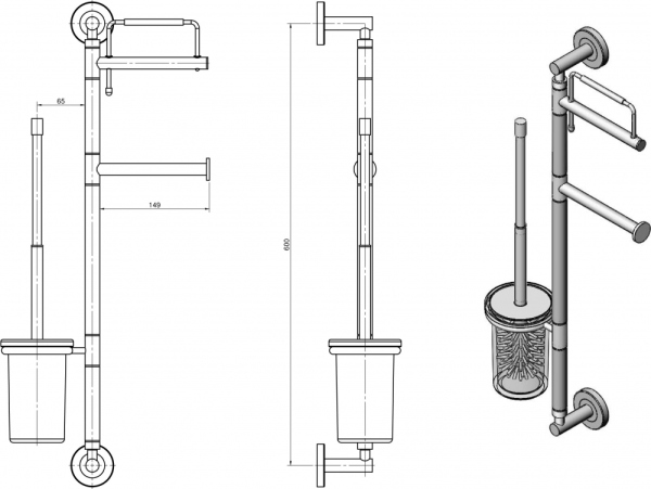 Стойка Langberger 70182