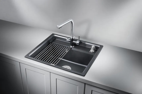 Кухонная мойка GRANULA Kitchen Space (6003, ШВАРЦ)