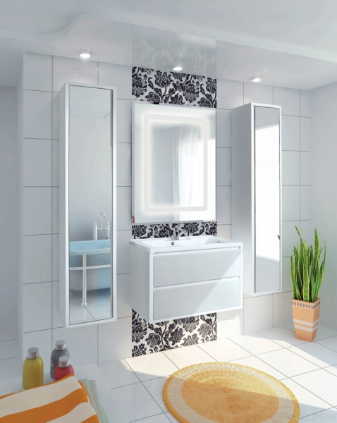 Шкаф-колонна Акватон Римини 1A134603RN010, цвет Белый