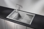 Кухонная мойка GRANULA Kitchen Space (7305, АЛЮМИНИУМ)