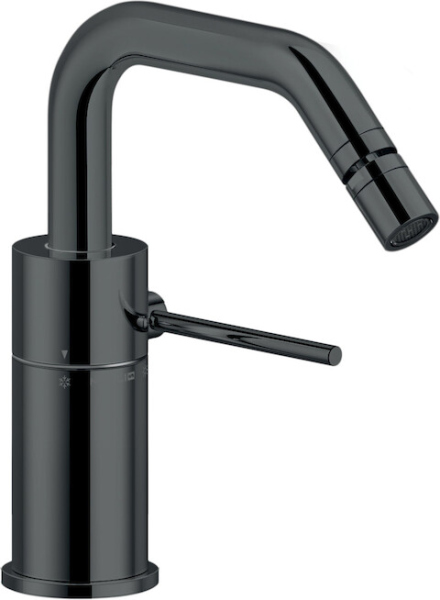 VE125119/3FLP VELIS смеситель для биде, без донного клапана, глянцевый черный