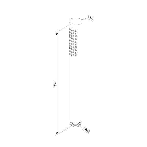 Лейка для душа Damixa Scandinavian Pure, 936020300