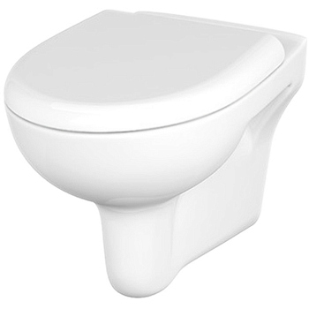 Унитаз подвесной CERSANIT NATURE NEW CLEAN ON S-MZ-NATURE-COn-DL-w, сиденье микролифт