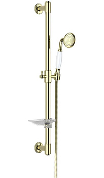 Душевой гарнитур Aquatek Классик 1 jet AQ2020PG Полированное золото