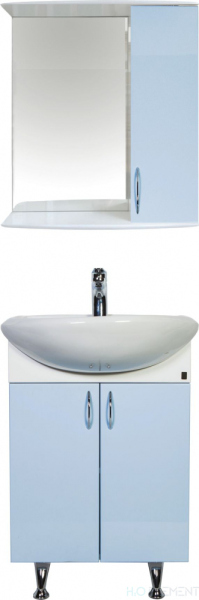 Тумба с раковиной 1 Orange Роса 50 голубая