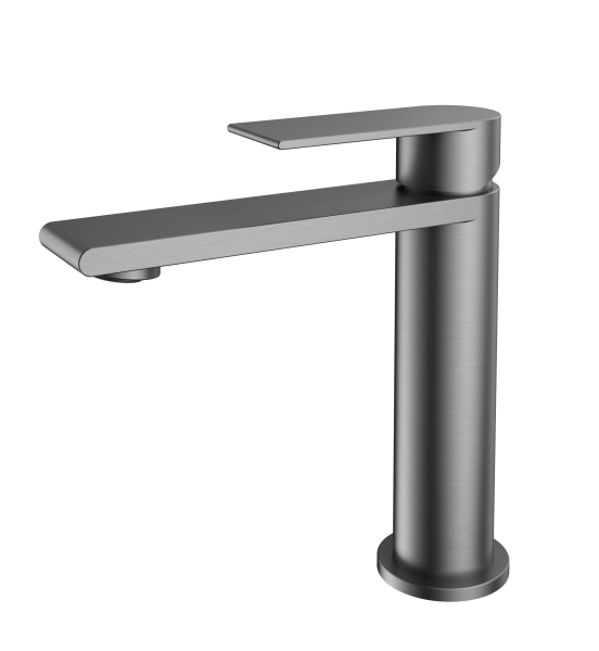 Смеситель для раковины Vincea Vogue (SS) VBF-2VS1GM однорычажный, вороненая сталь