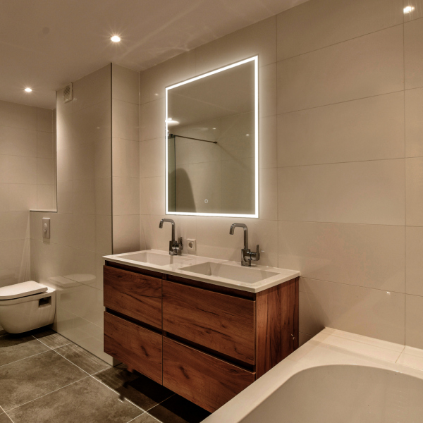 Зеркало ABBER See AG6108S-0.6 с подсветкой, сенсорный выключатель, диммер