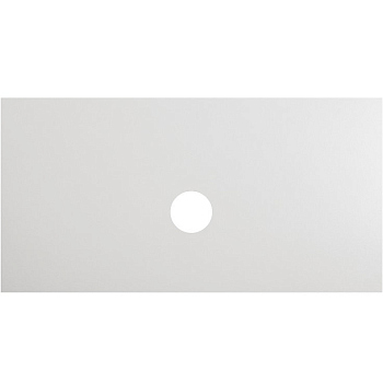 Столешница из керамогранита без отверстия под смеситель 1016x468 KEP-100-BO-W0 Bianco Opaco