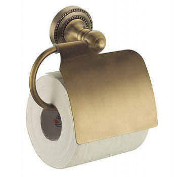 Держатель туалетной бумаги Fixsen Antik FX-61110 с крышкой