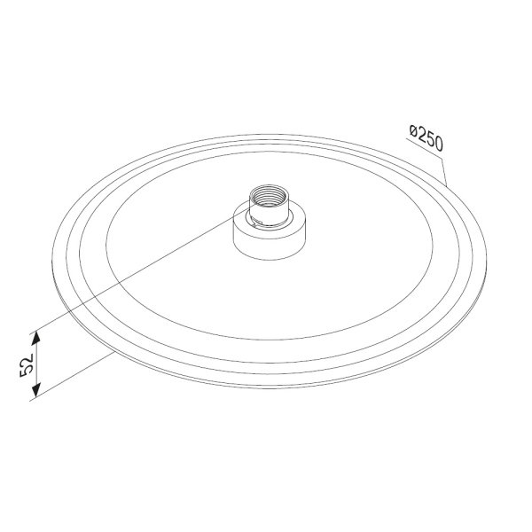 Тропический душ Damixa Scandinavian Pure, 936050300