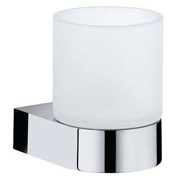 30050019000 EDITION 300 Держатель стакана в комплекте с хрустальным матовым стаканом, хром