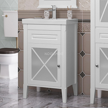 Тумба для комплекта Opadiris Палермо 50 L белая матовая