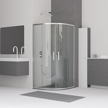 Душевой уголок RGW CL-53, 06095388-11, Хром, 80*80*185