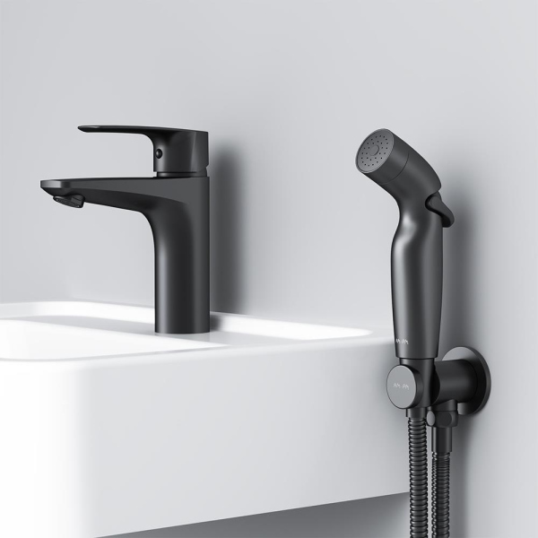 Смеситель для раковины с гигиеническим душем AM.PM Gem, F90A03022