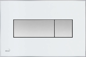 Клавиша смыва Alcaplast M1370 белая матовая