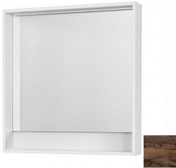 Зеркало Акватон Капри 80 таксония темная, с подсветкой