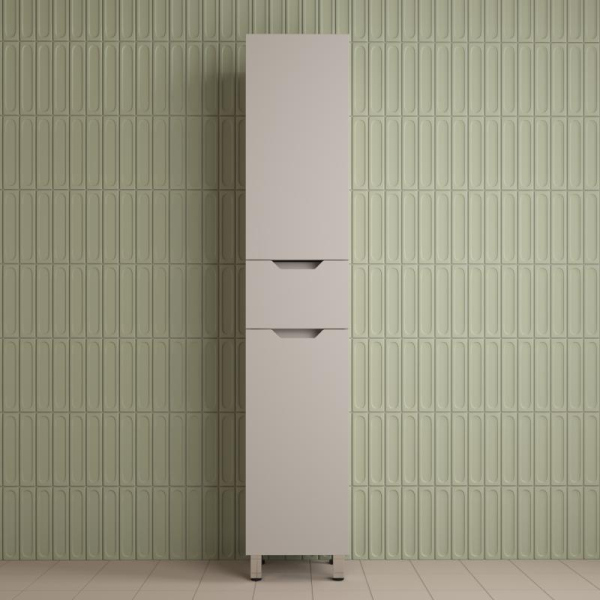 Пенал "Остин" 360 см напольный 1 ящик крем эмаль PLUS, ЛС-00002413