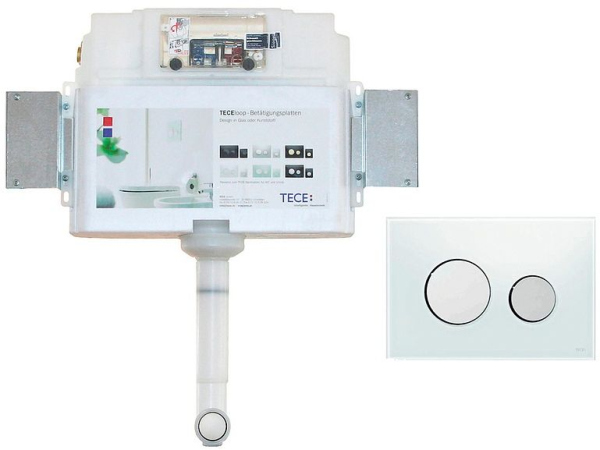 Смывной бачок скрытого монтажа Tece Kit К 041 660 с кнопкой смыва