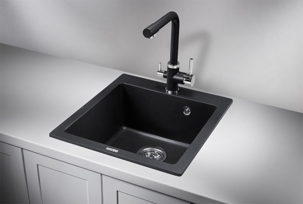 Кухонная мойка GRANULA (4651, ЧЁРНЫЙ)