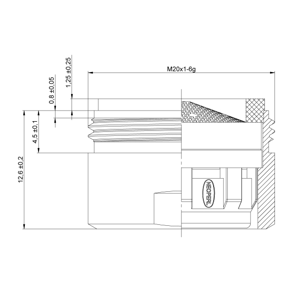 Аэратор Lemark NEOPERL PERLATOR HONEYCOMB, M20, внутренний (NP11301-BL)