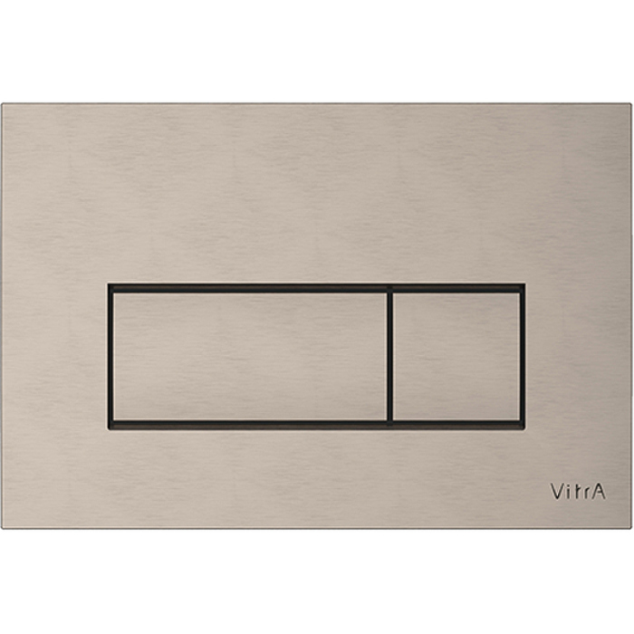 Панель смыва Vitra Root Square, никель, 740-2395