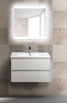 Тумба с раковиной Belbagno KRAFT, KRAFT-800-2C-SO-BO+ BB800ETL (готовый набор)
