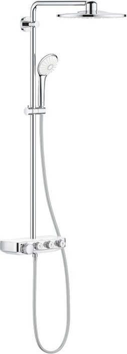 Душевая стойка Grohe Euphoria SmartControl 310 Duo 26507LS0 белая луна, с термостатом