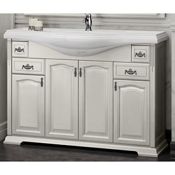 Тумба для комплекта Opadiris Риспекто 120 белая матовая