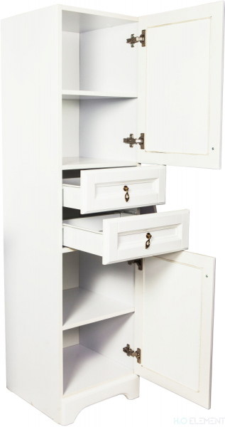 Шкаф-пенал 1 Orange Классик молочный