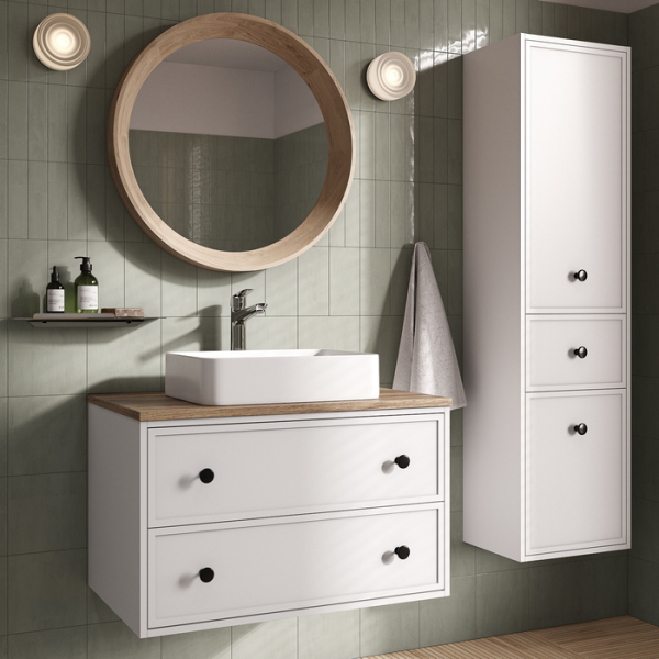 Пенал подвесной, 40 см, белый матовый, Torr, IDDIS (TOR40W0i97)