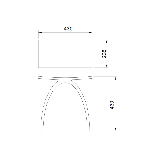 Стульчик для ванной прозрачный ABBER Kristall AT1739Opal коричневый