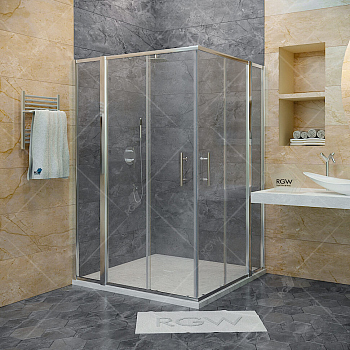 Душевой уголок RGW HO-311 (HO-31 + Z-41), 030631122-11, Хром, 120*120*195