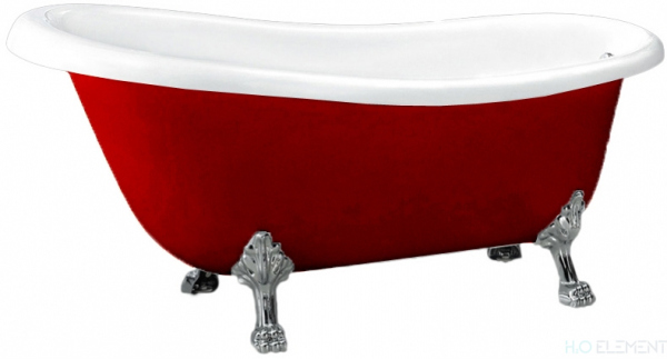 Акриловая ванна BelBagno BB04-ROS-CRM