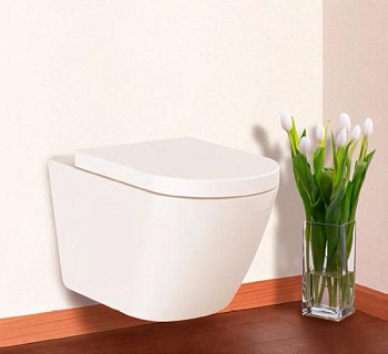 Чаша для унитаза подвесного Belbagno Amara BB8296CH (с креплением)