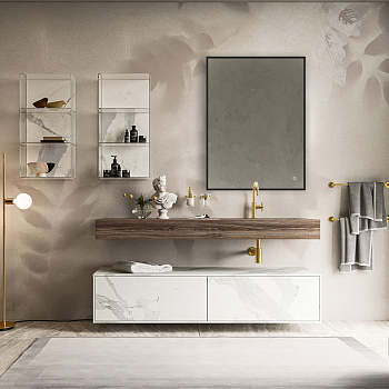 Зеркало Vincea LED VLM-3VN600B 600х800 c сенсорным выключателем и диммером