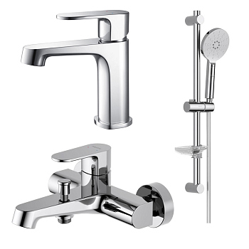 Комплект смесителей Aquatek Оберон AQ1230CR Хром