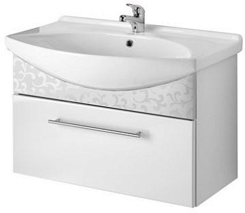 Тумба под раковину Dreja Ornament 72882 белая